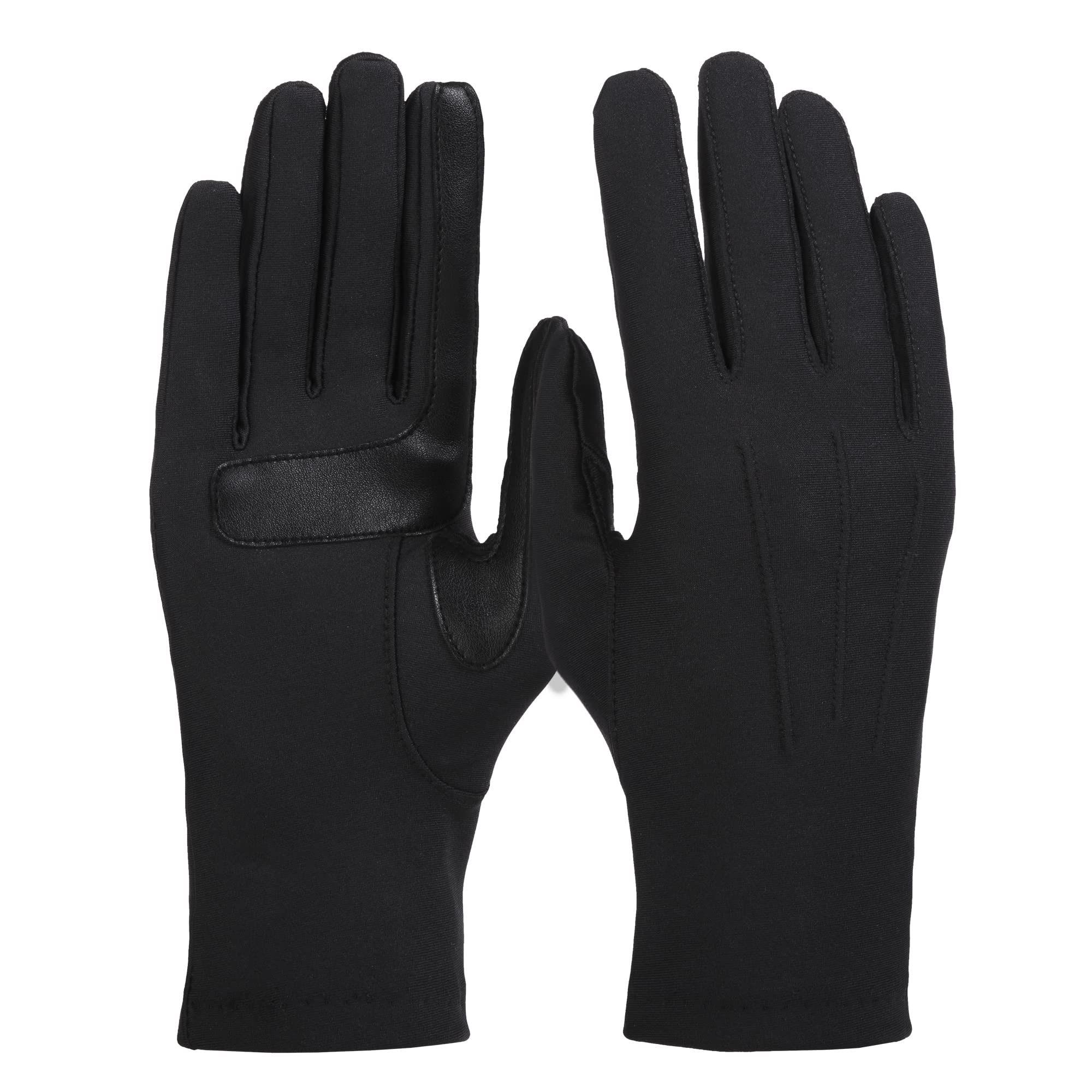 BARSDAR womens Spandex Cold Weather Stretch Gloves With Warm Fleece Lining
