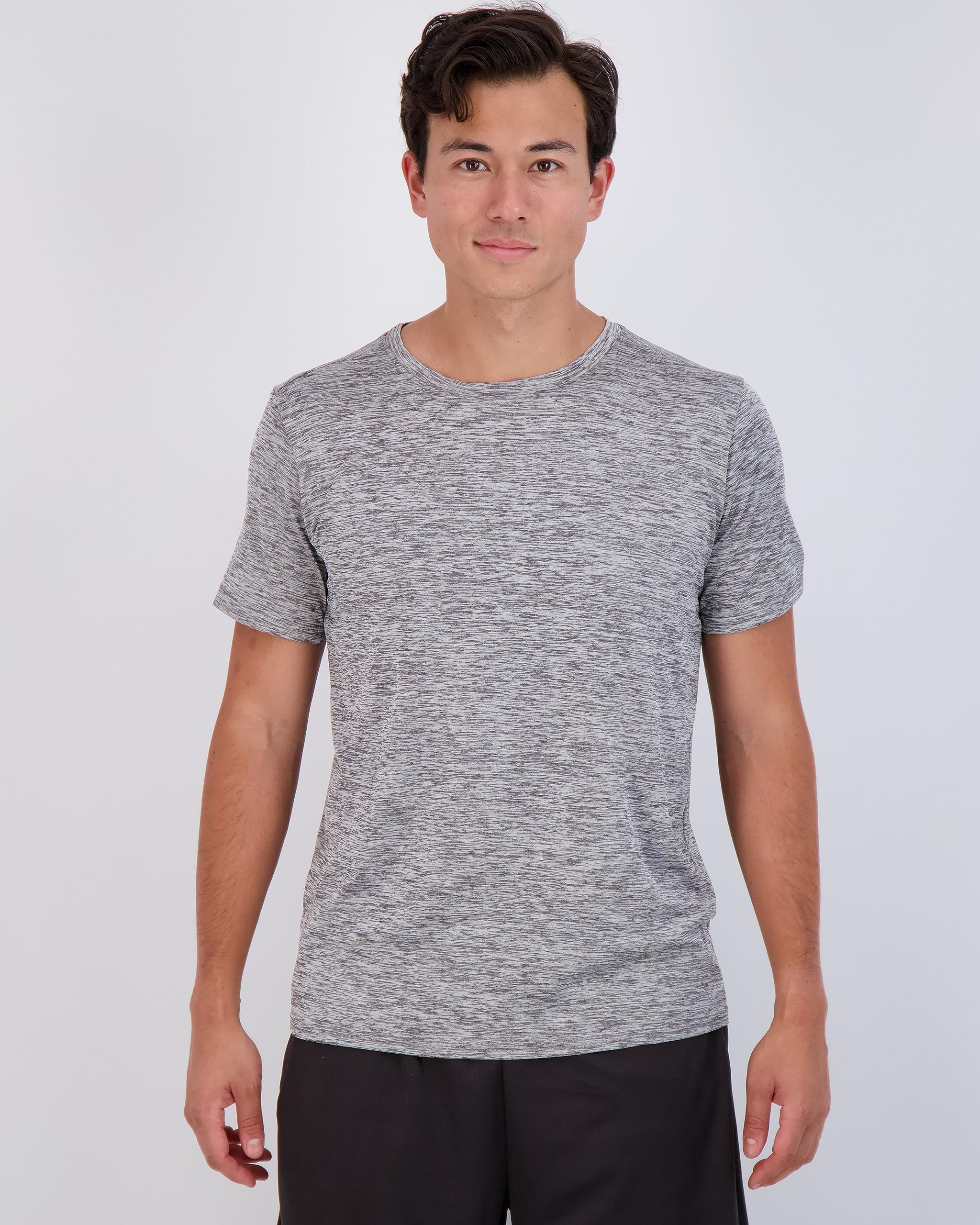 BARSDAR 5 Pack: Men’s Dry-Fit Moisture Wicking Active Athletic Performance Crew T-Shirt