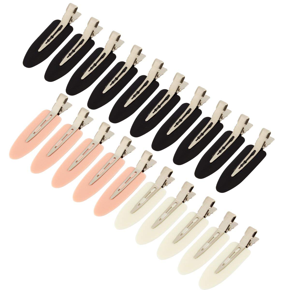 BARSDAR 36 pieces No Bend Hair Clips, No Crease Hair Clips, Pin Curl Hair Clips for Makeup Hair Styling
