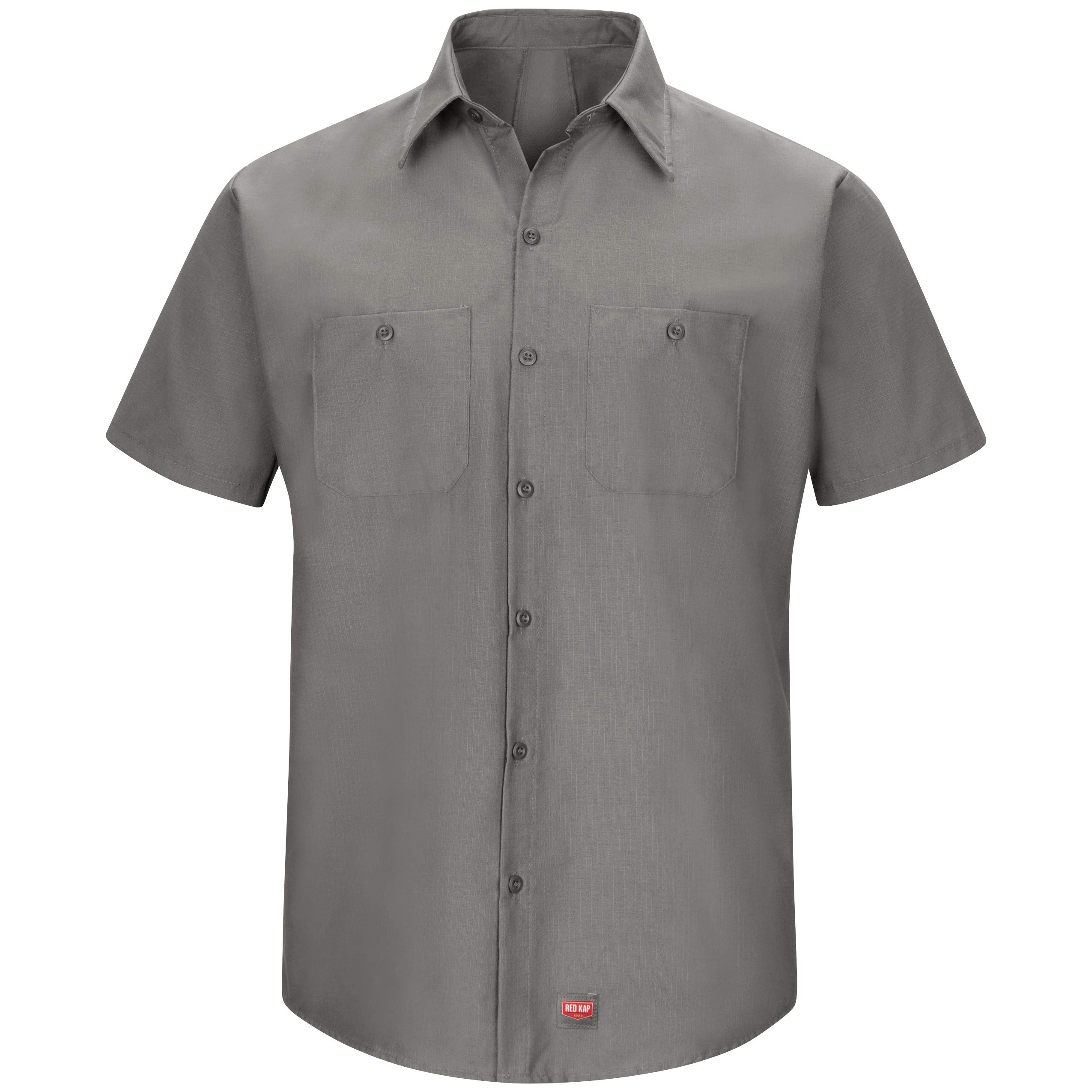 BARSDAR Men's Short Sleeve Work Shirt with Mimix
