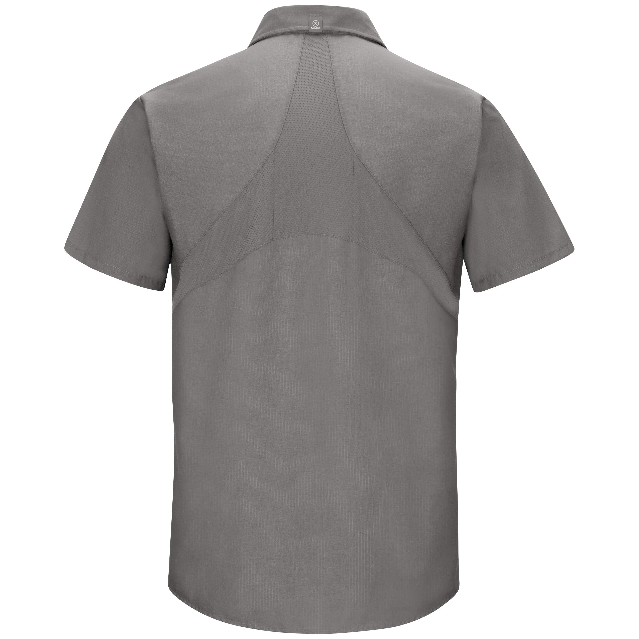 BARSDAR Men's Short Sleeve Work Shirt with Mimix