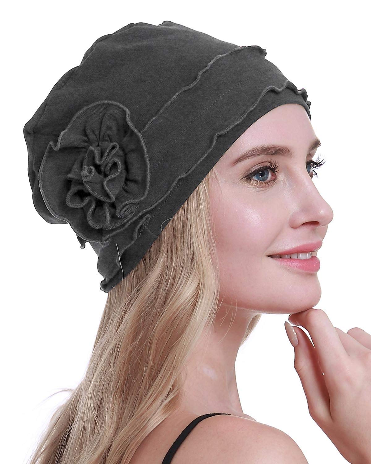 BARSDAR Chemo Headwear Turban Cap for Women - Cancer Beanie Hair Loss Sealed Packaging