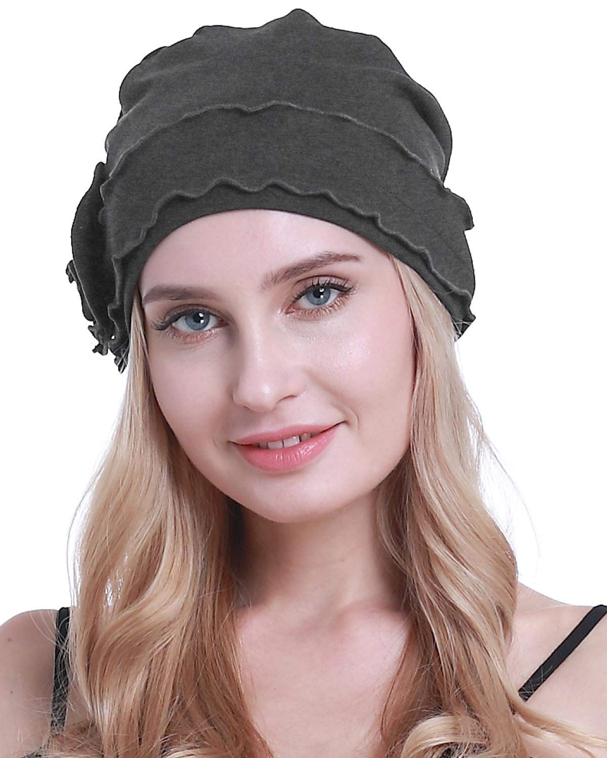 BARSDAR Chemo Headwear Turban Cap for Women - Cancer Beanie Hair Loss Sealed Packaging