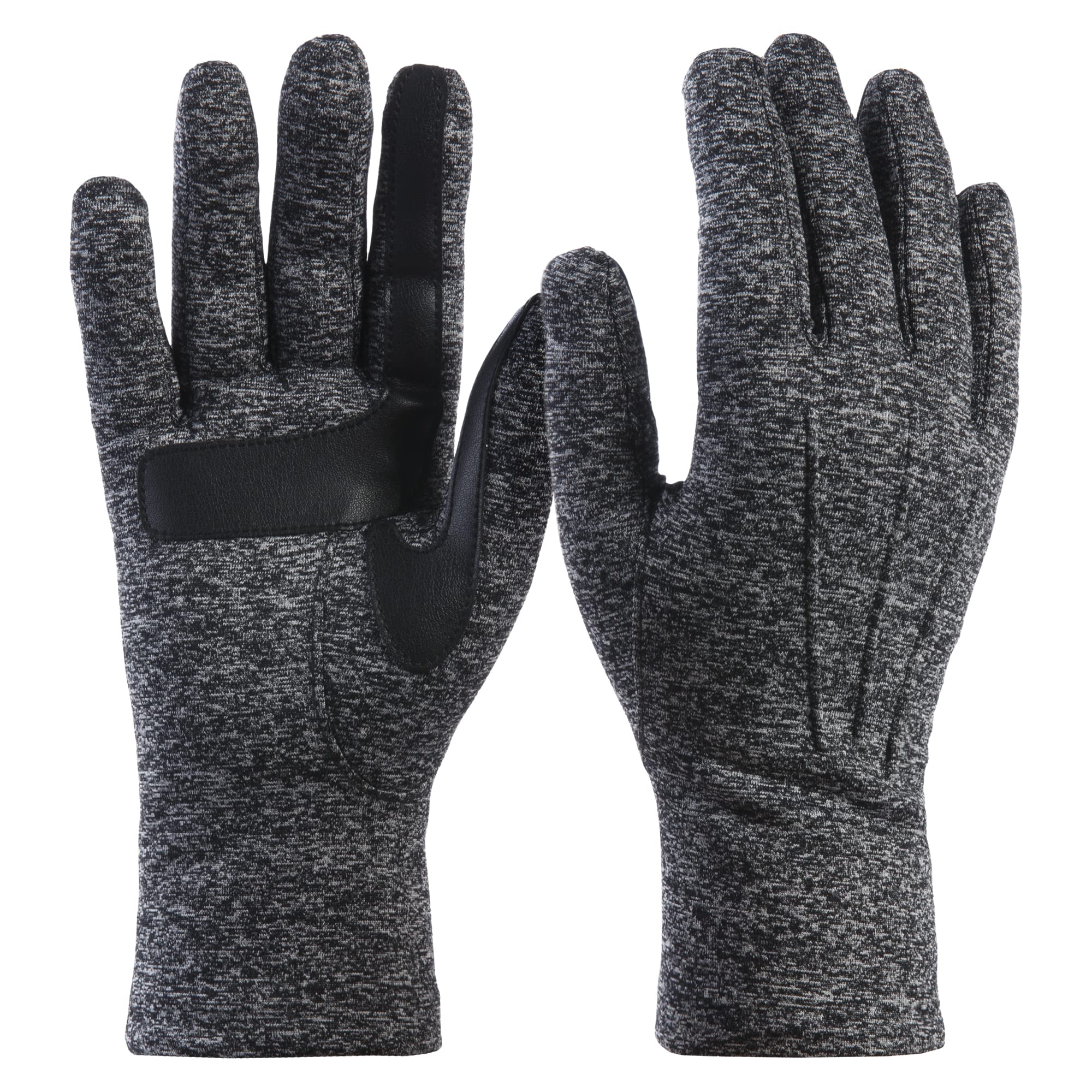 BARSDAR womens Spandex Cold Weather Stretch Gloves With Warm Fleece Lining