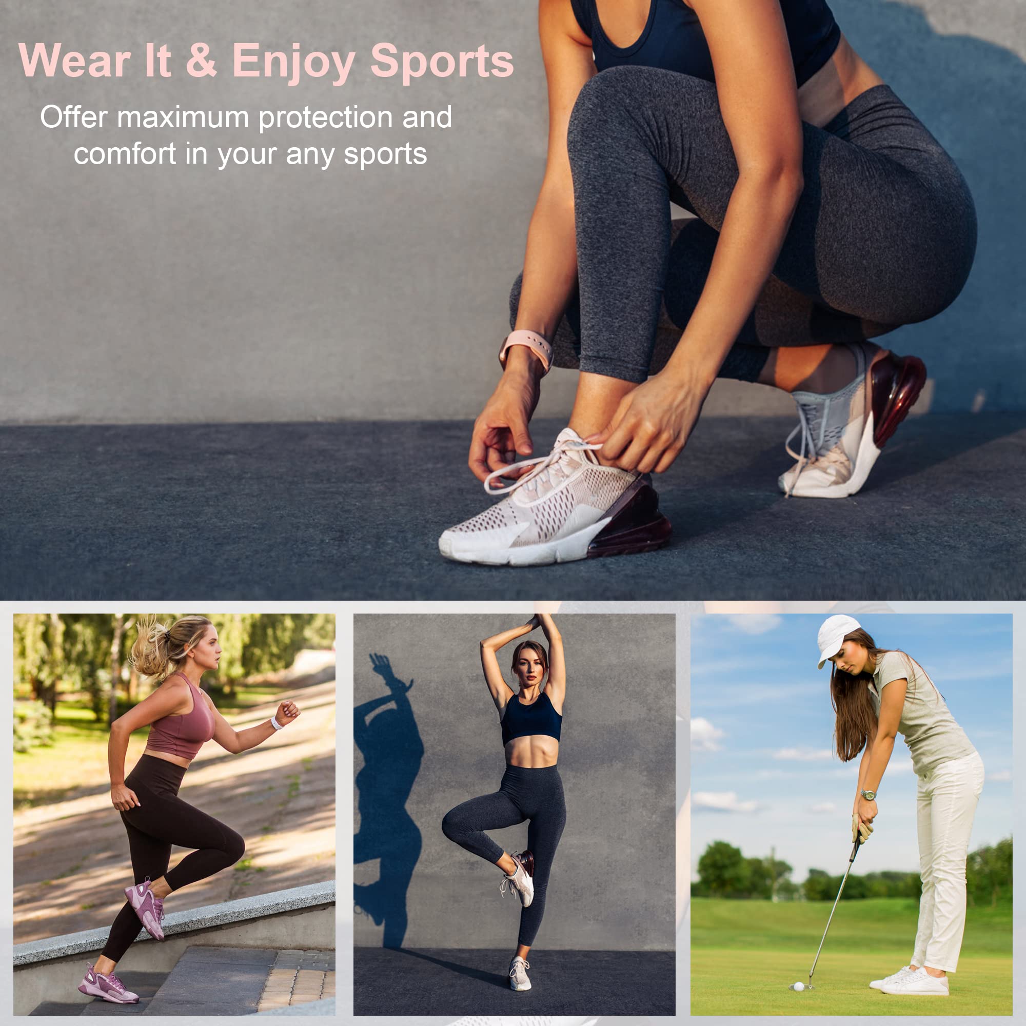 BARSDAR No Show Socks Womens Athletic Cushion Ankle Footies Low Cut Socks 5-6 Pairs