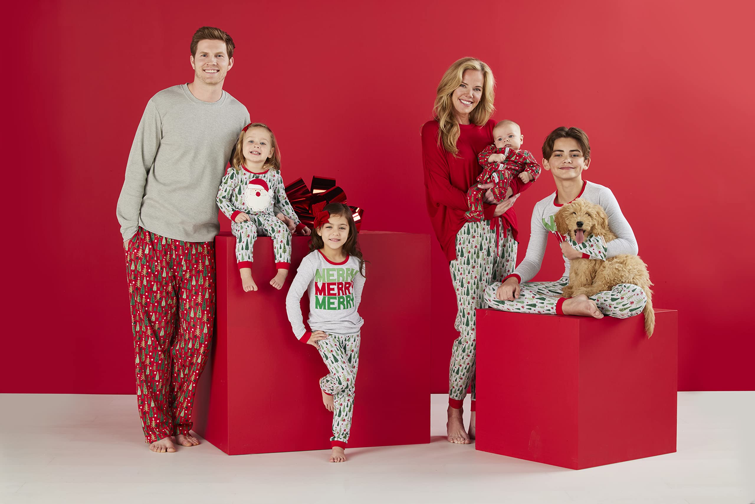 BARSDAR Baby Girls' Matching Christmas Pajamas