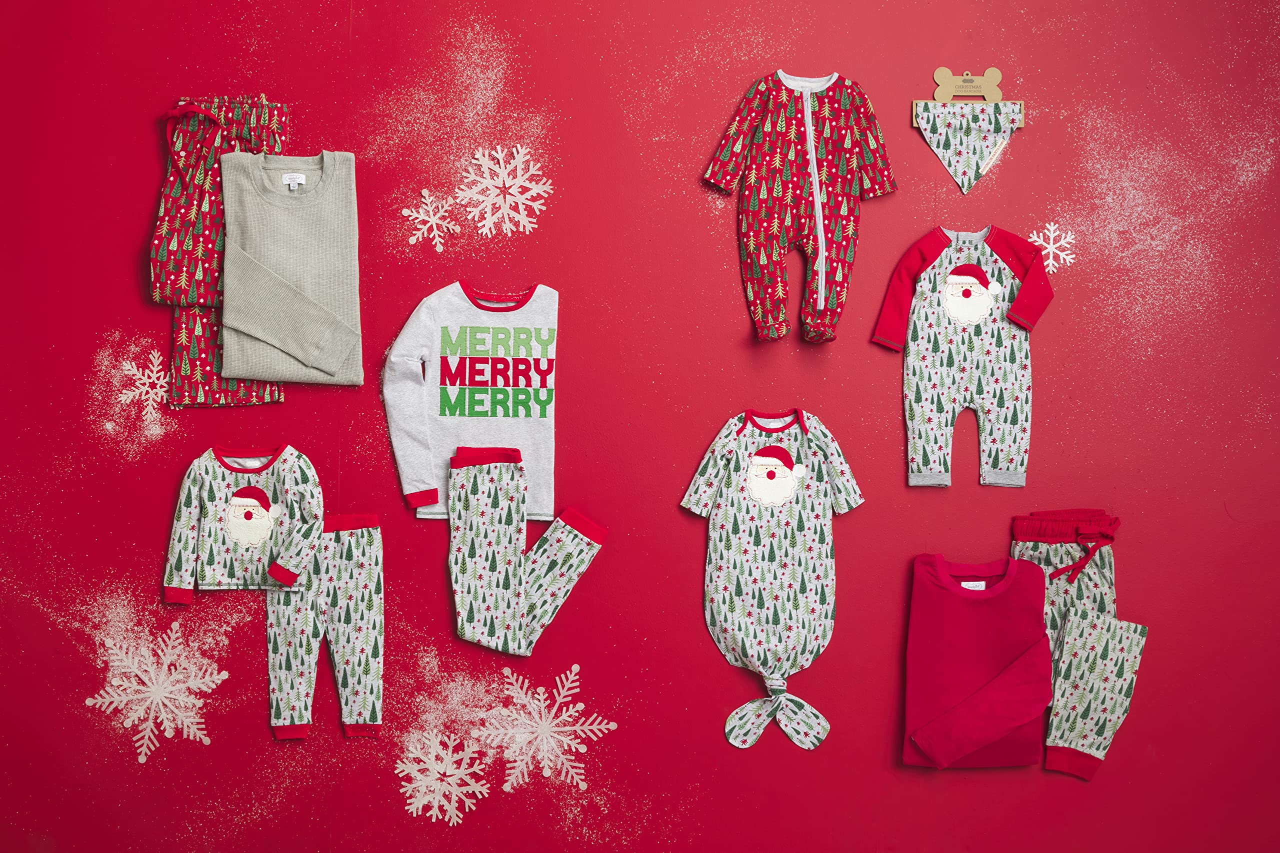 BARSDAR Baby Girls' Matching Christmas Pajamas