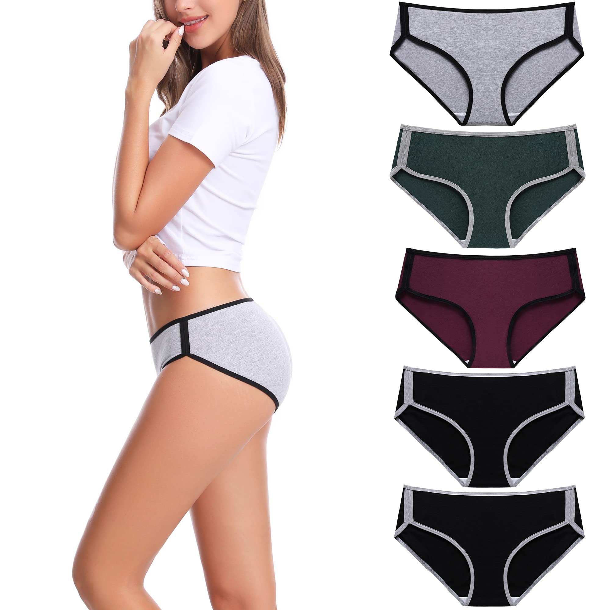 BARSDAR Underwear women - Womens Underwear,Cotton Underwear for Women,Women's Panties,Plus Size Underwear for Women