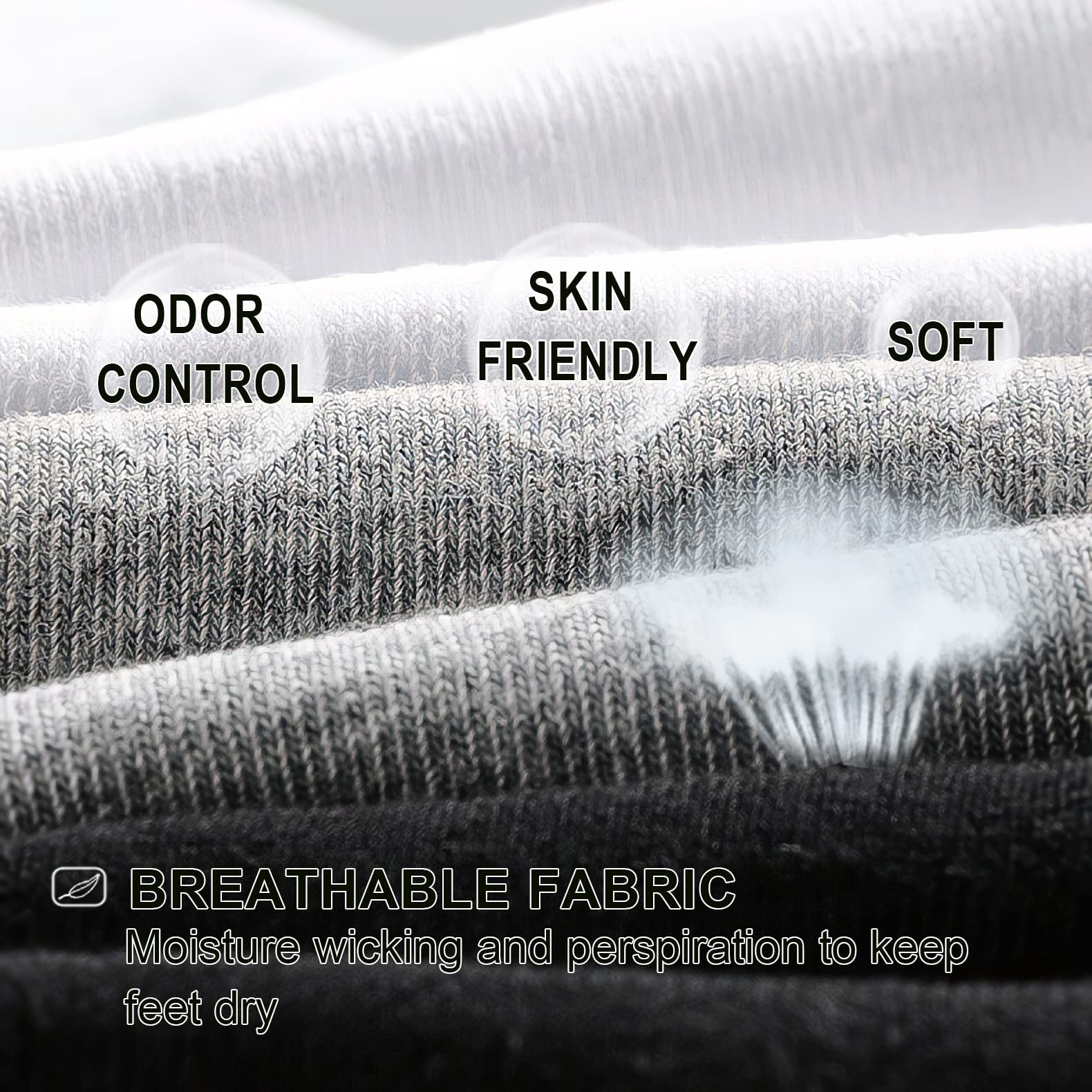 BARSDAR No Show Men Socks Low Cut Non Slip Cotton Invisible Sock 6 Pairs