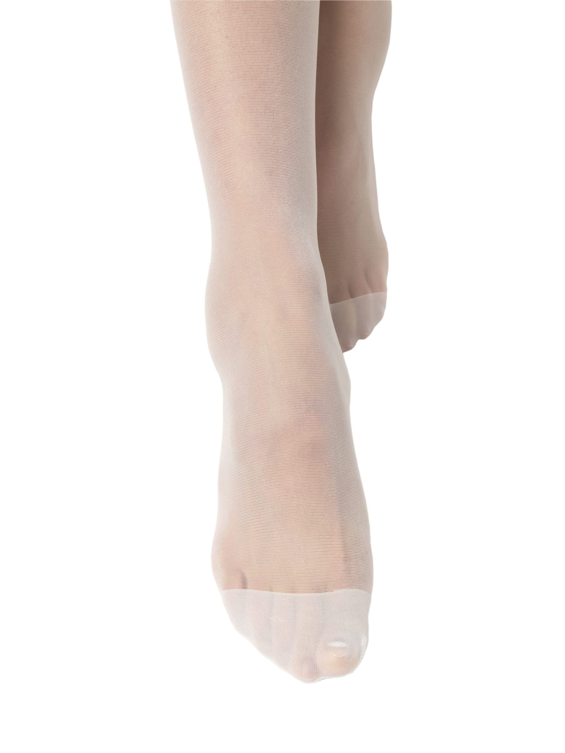 BARSDAR 3 Pairs 20D Women's Sheer Tights with Reinforced Toes Black