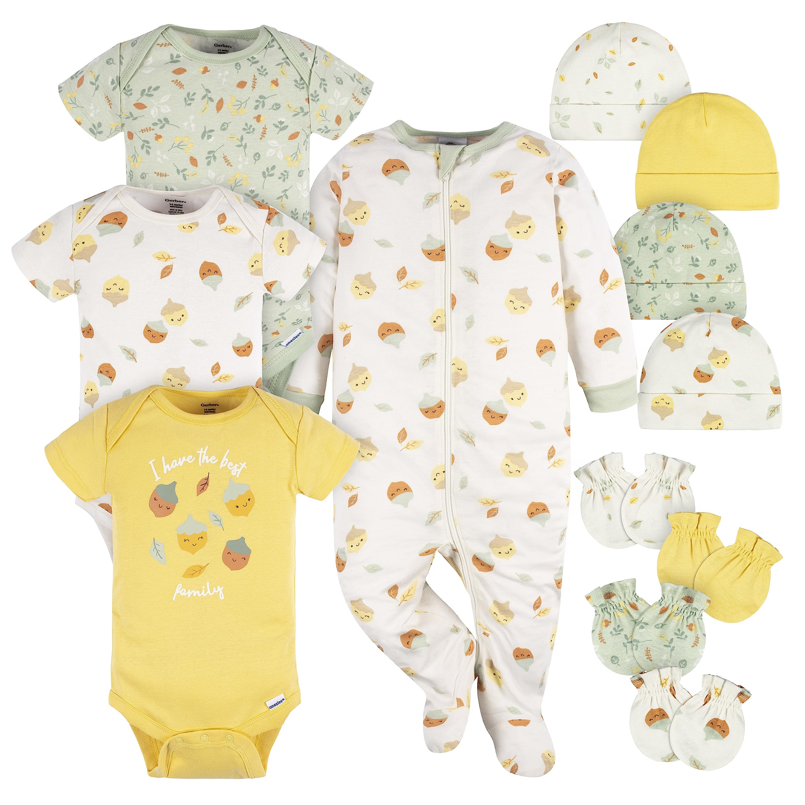 BARSDAR baby-girls Boys and Girls 12 Piece Layette Gift Set