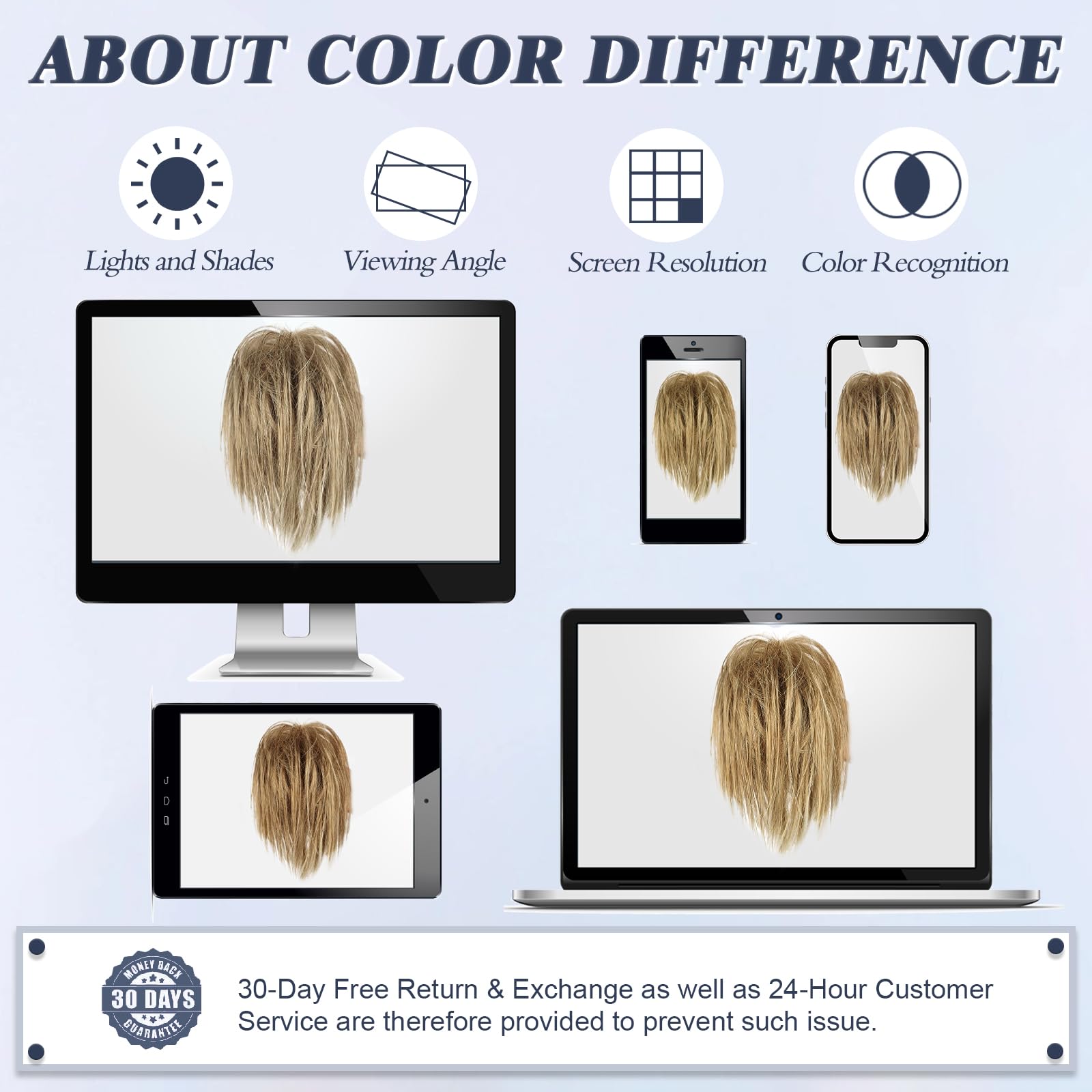 BARSDAR Claw Clip Messy Bun Hair Piece, Short Straight Hair Ponytail Bun Extensions Blonde Hair Bun Synthetic Claw Clip on Hairpieces Fake Hair Bun Extensions for Women Girls-Blonde